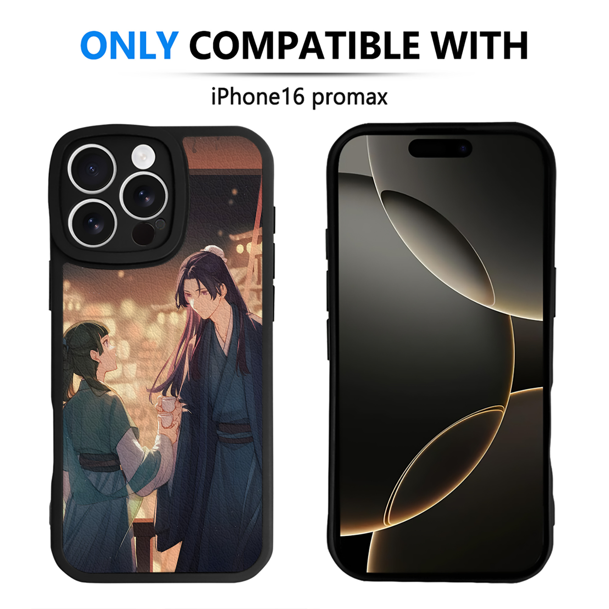 （画像用） 薬屋のひとりごと The Apothecary Diaries 【iPhone 16シリーズ対応】シリコンスマホケース（レザー調） 材質：シリコン